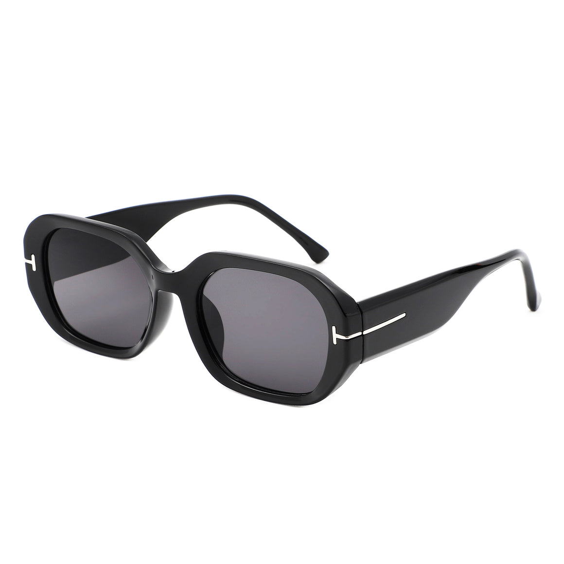 Nexis - Geometric Square Thick Frame Fashion Sunglasses