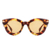 Glide - Round Thick Frame Retro Circle Sunglass