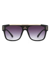 Qepruerus - Aviator Style Retro Square Fashion Sunglasses