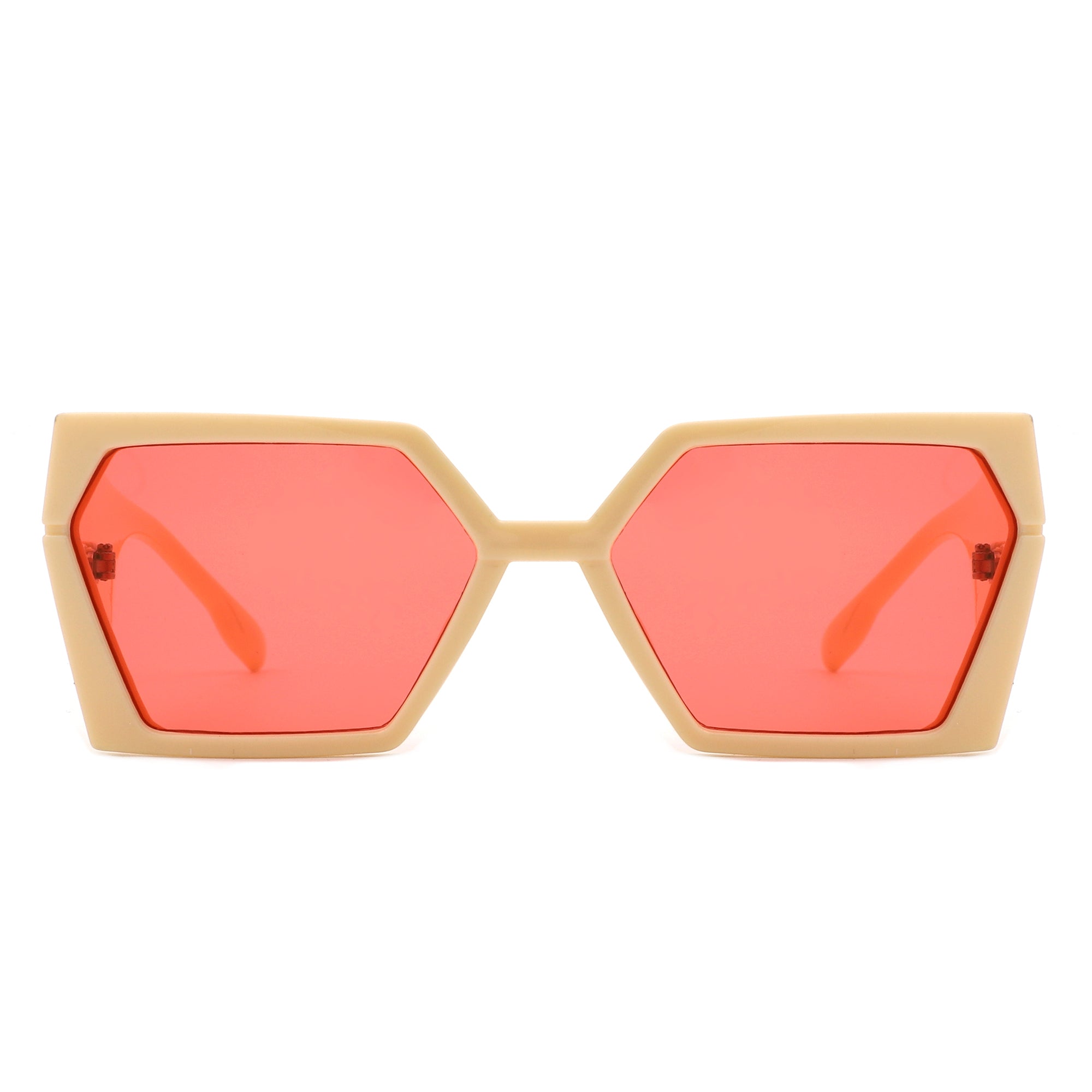 Pulse - Geometric Chunky Fashion Square Sunglass