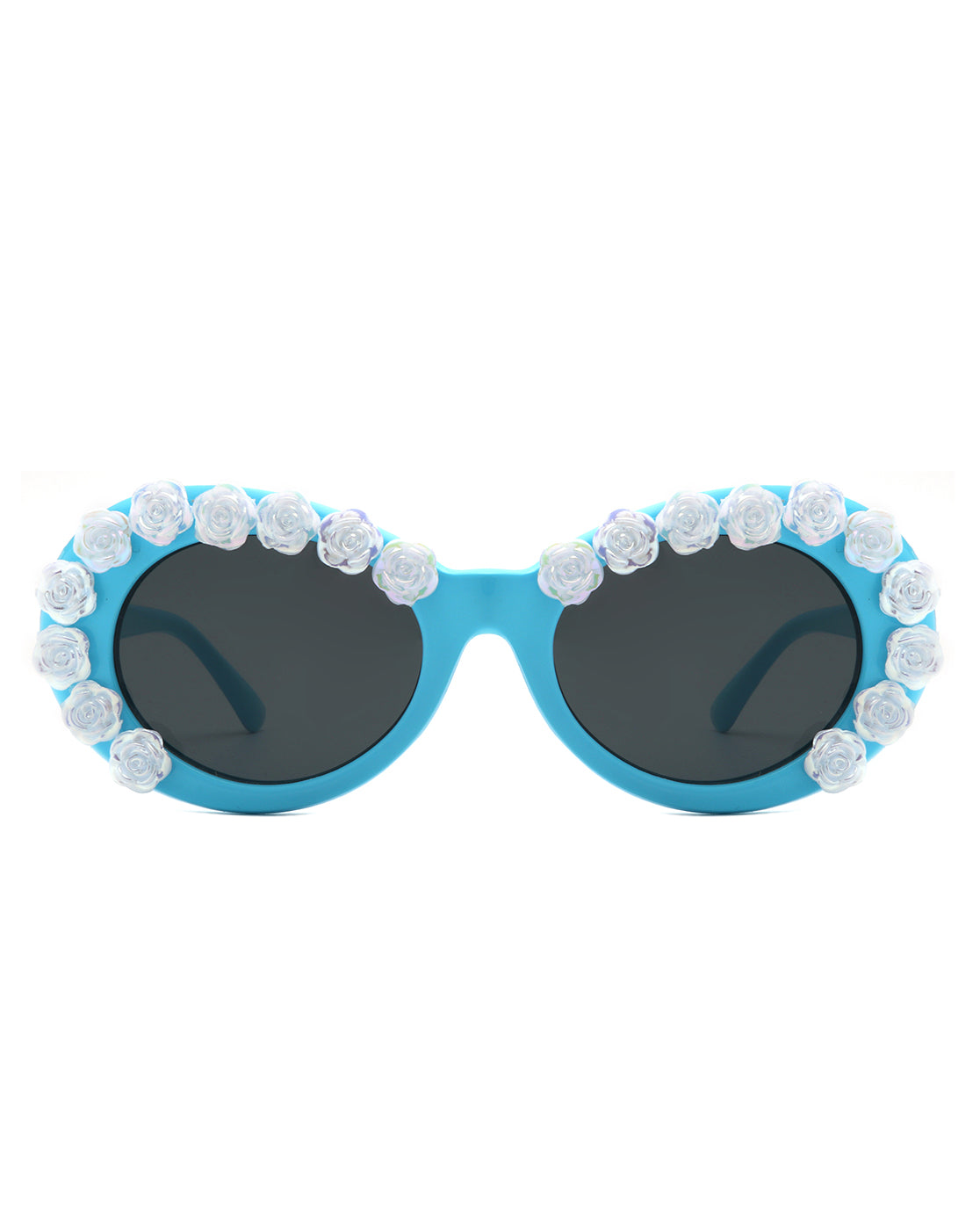 Vystra - Oval Flower Round Fashion Women's Sunglasses
