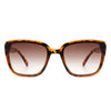 Illusion - Classic Square Flat Top Fashion Oversize Sunglasses