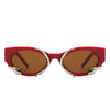 Oclary - Women Round Fashion Snake Design Cat Eye Sunglasses