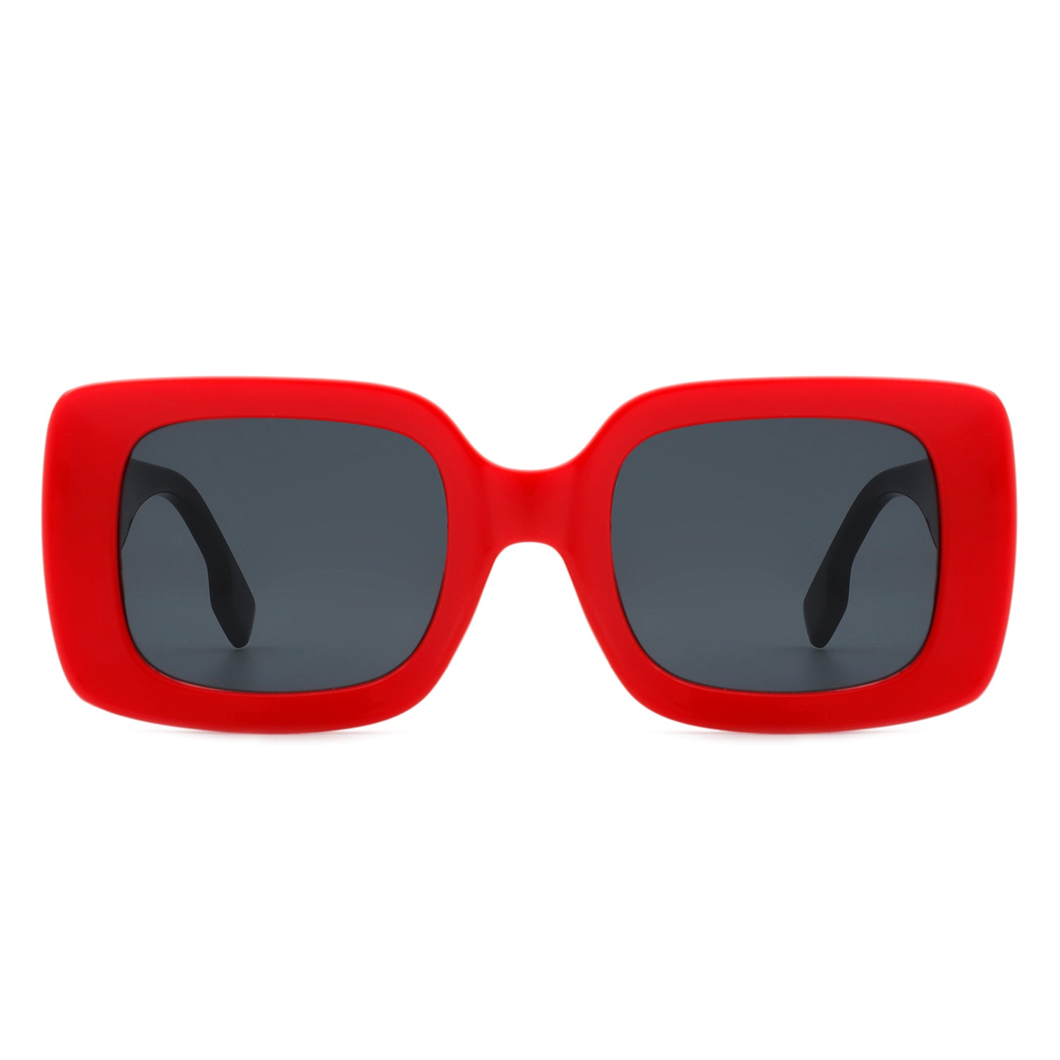 Jadestone - Square Retro Flat Top Fashion Sunglasses