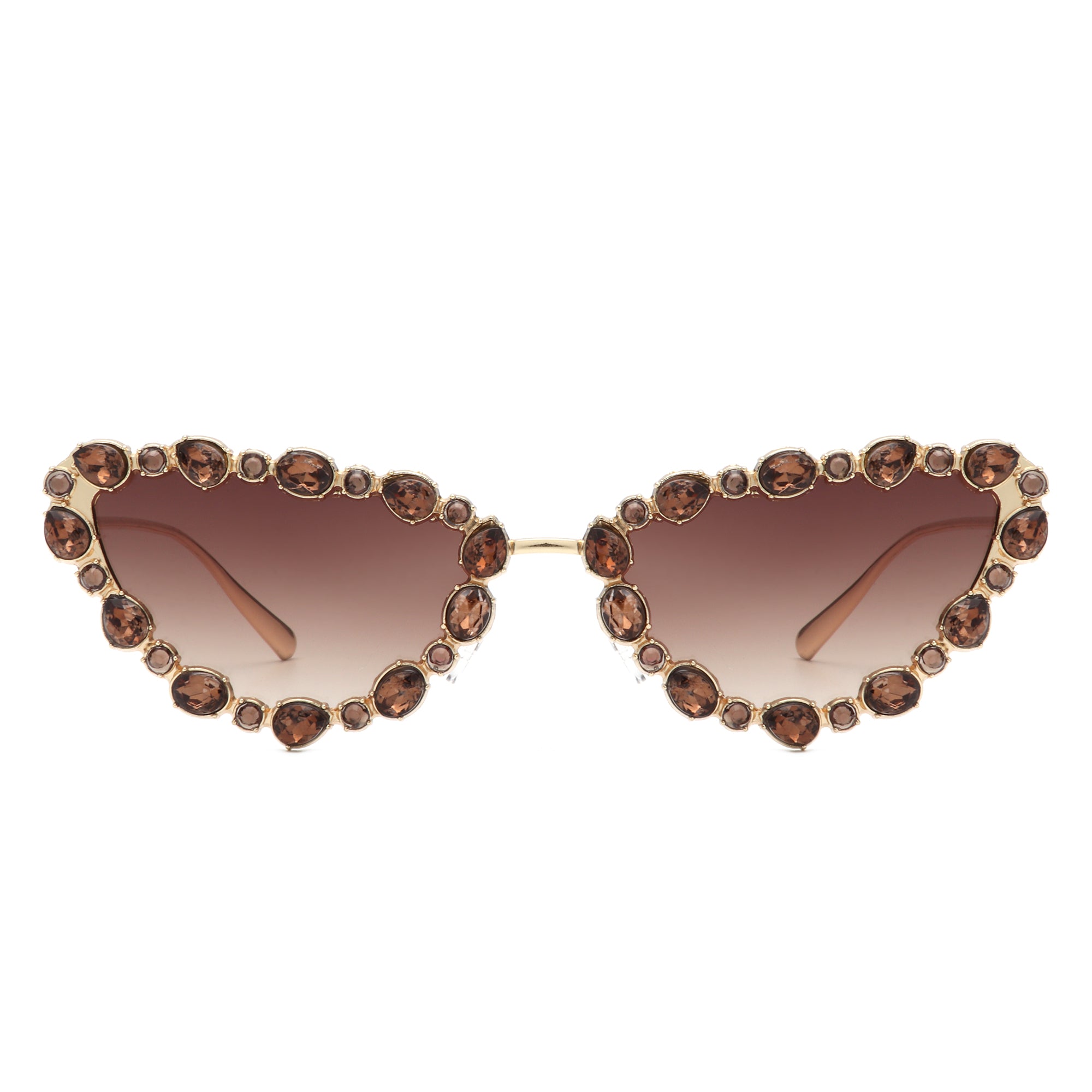 Elevate - Luxury Rhinestone Cat Eye Sunglasses