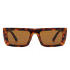 Tybalt - Retro Rectangle Square Flat Top Sunglasses