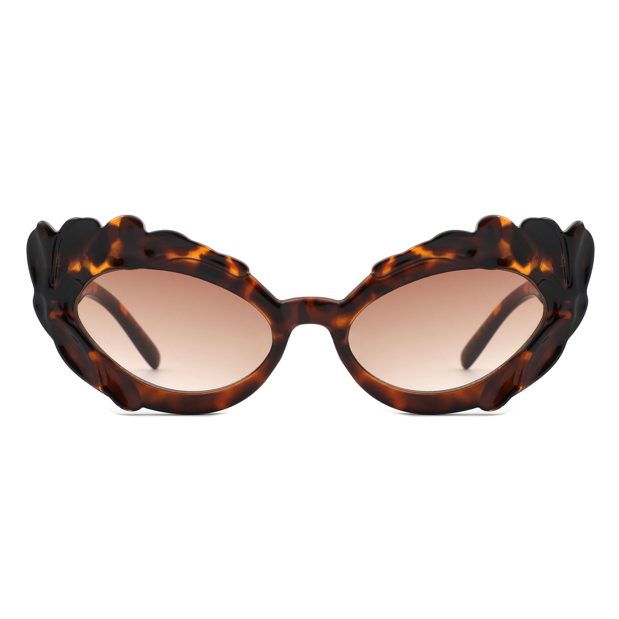 Snapp - Modern Sculpted Cat Eye Fashion Women's Sunglass