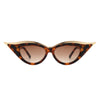 Vaelan - Round Extreme Cat Eye Women's Sunglasses