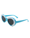 Vystra - Oval Flower Round Fashion Women's Sunglasses