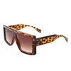 Moonla - Oversize Retro Flat Top Square Fashion Sunglasses
