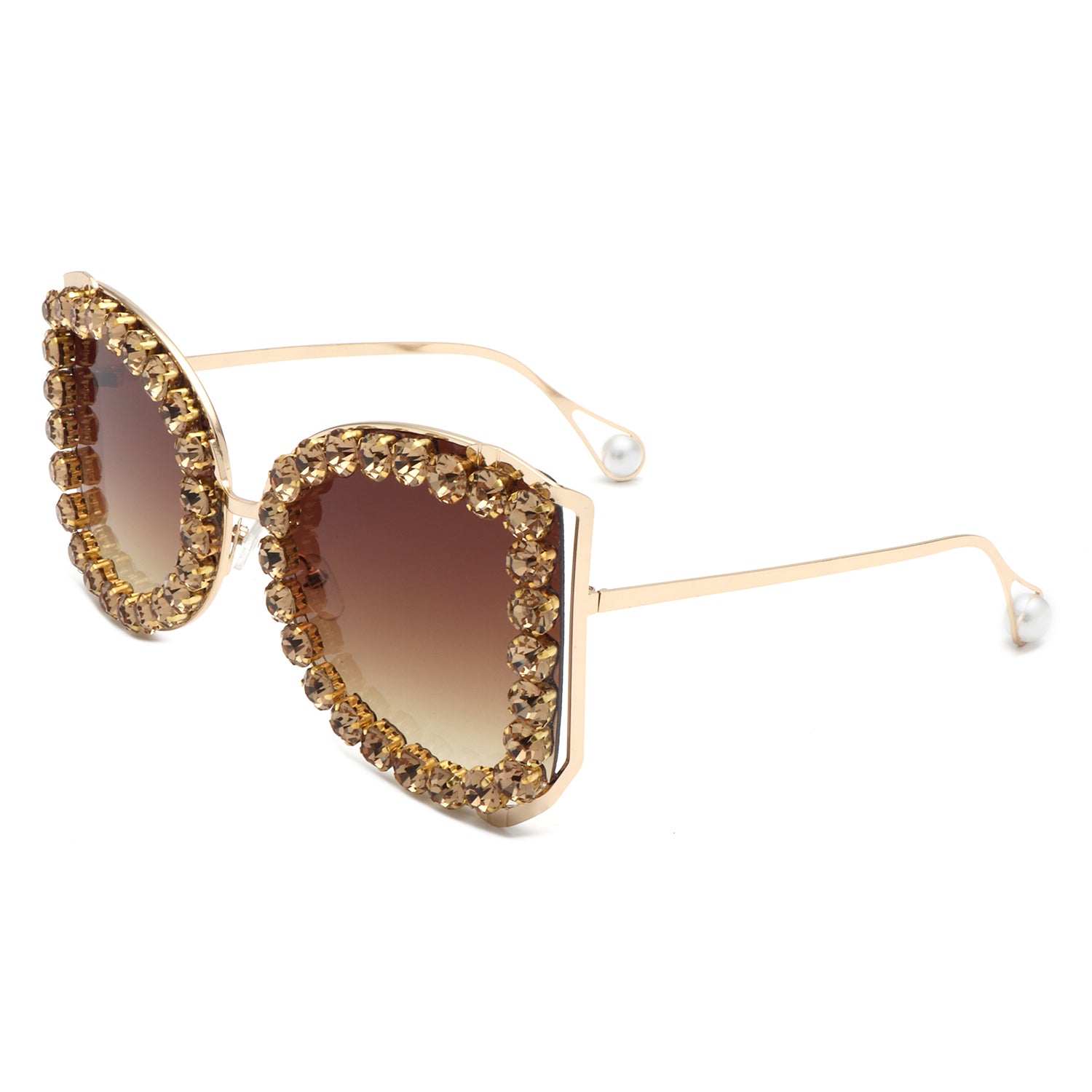 Apex Luxury Oversized Rhinestone Butterfly Women's Sunglasses