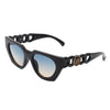 Meridian - Classic Square Retro Flat Top Fashion Sunglasses