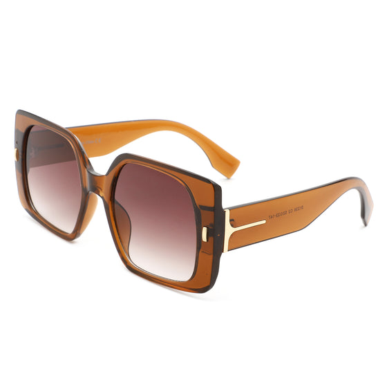 Snap - Chic Square Flat Top Fashion Sunglasses for Women
