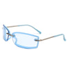 Thalyn - Rectangle Sleek Tinted Sports Color Pop Sunglasses