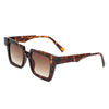 Xeno - Flat Top Geometric Fashion Square Sunglasses