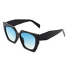 Kaeliana - Oversize Square Tinted Women Fashion Cat Eye Sunglasses