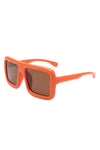 Hype - Oversized Square Flat-Top Women's Fashion Sunglasses