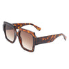 Keen - Women's Fashion Oversized Flat-Top Square Sunglasses