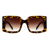 Vesela - Retro Square Oversize Fashion Sunglasses