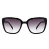 Illusion - Classic Square Flat Top Fashion Oversize Sunglasses
