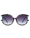 Iloria - Oversized Fashion Irregular Round Sunglasses