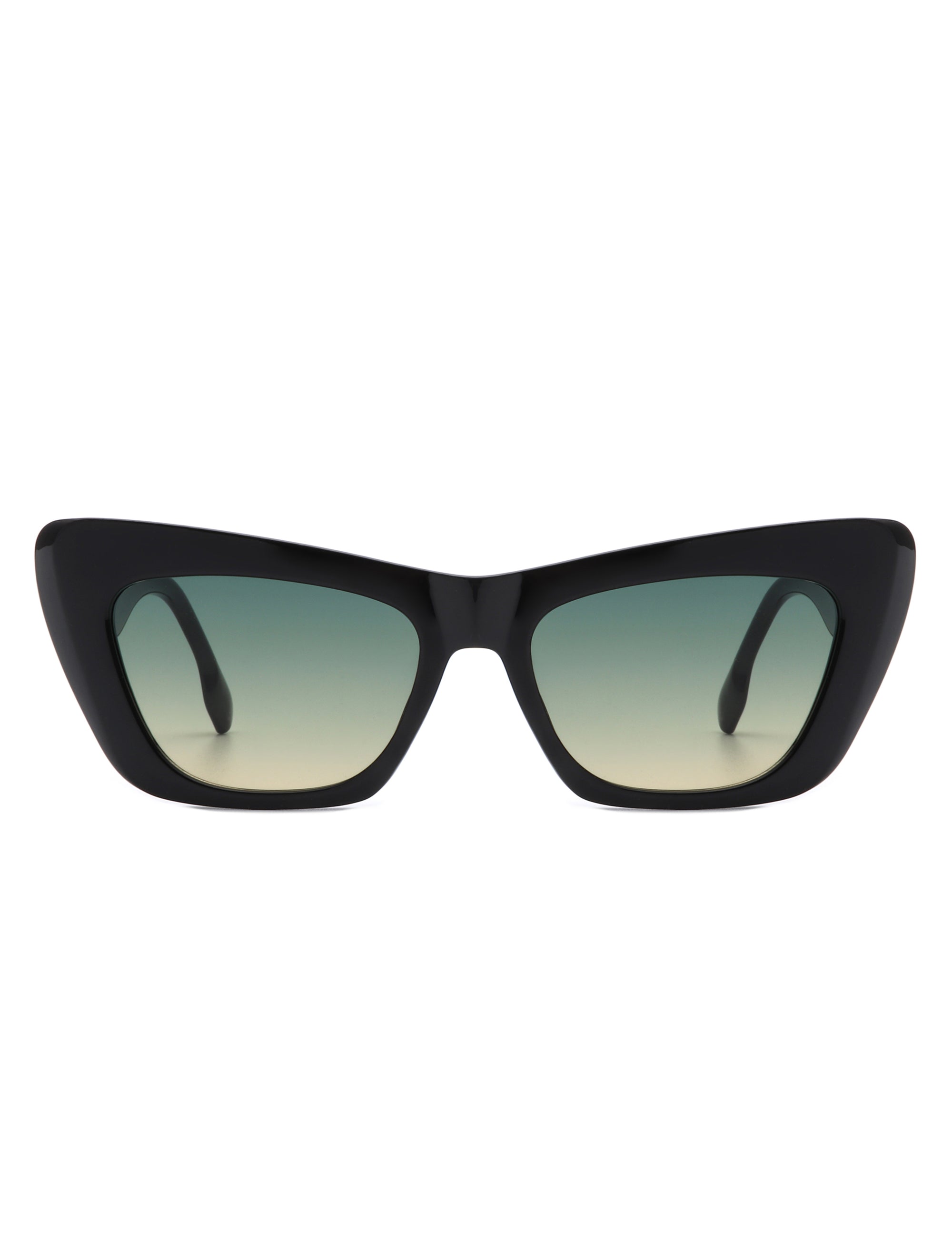 Hush - Chic Retro Tinted Cat Eye Women's Fashion Square Sunglasses