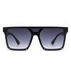 Sunquest - Square Flat Top Women Fashion Oversize Sunglasses