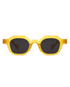 Nyssa -Flat Top Geometric Hexagon Fashion Sunglasses