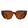 Meridian - Classic Square Retro Flat Top Fashion Sunglasses