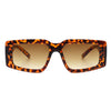 Ultronia - Rectangle Retro Fashion 90's Vintage Square Sunglasses
