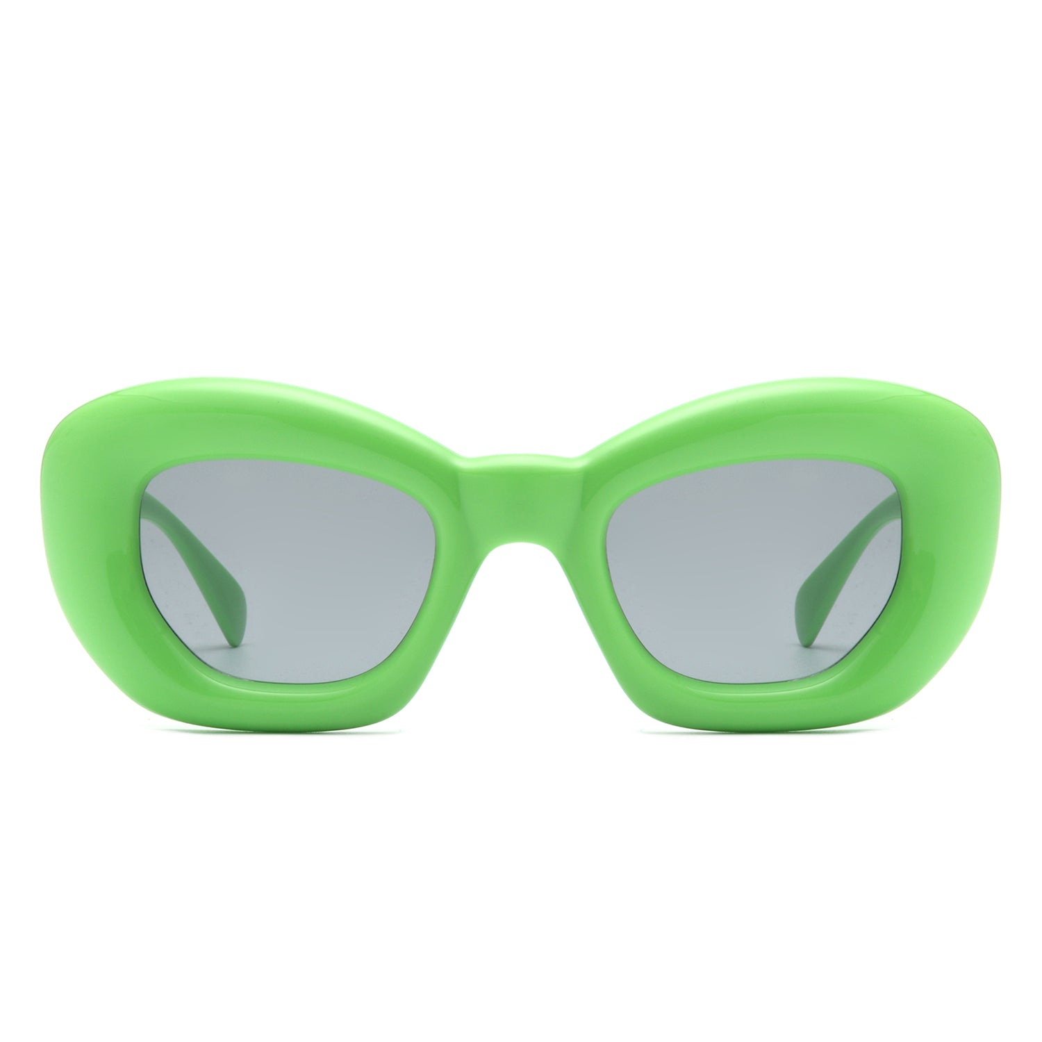 Uplos - Square Thick Frame Women Fashion Cat Eye Sunglasses