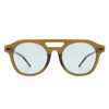 Daelis - Retro Brow-Bar Circle Vintage Inspired Round Sunglasses