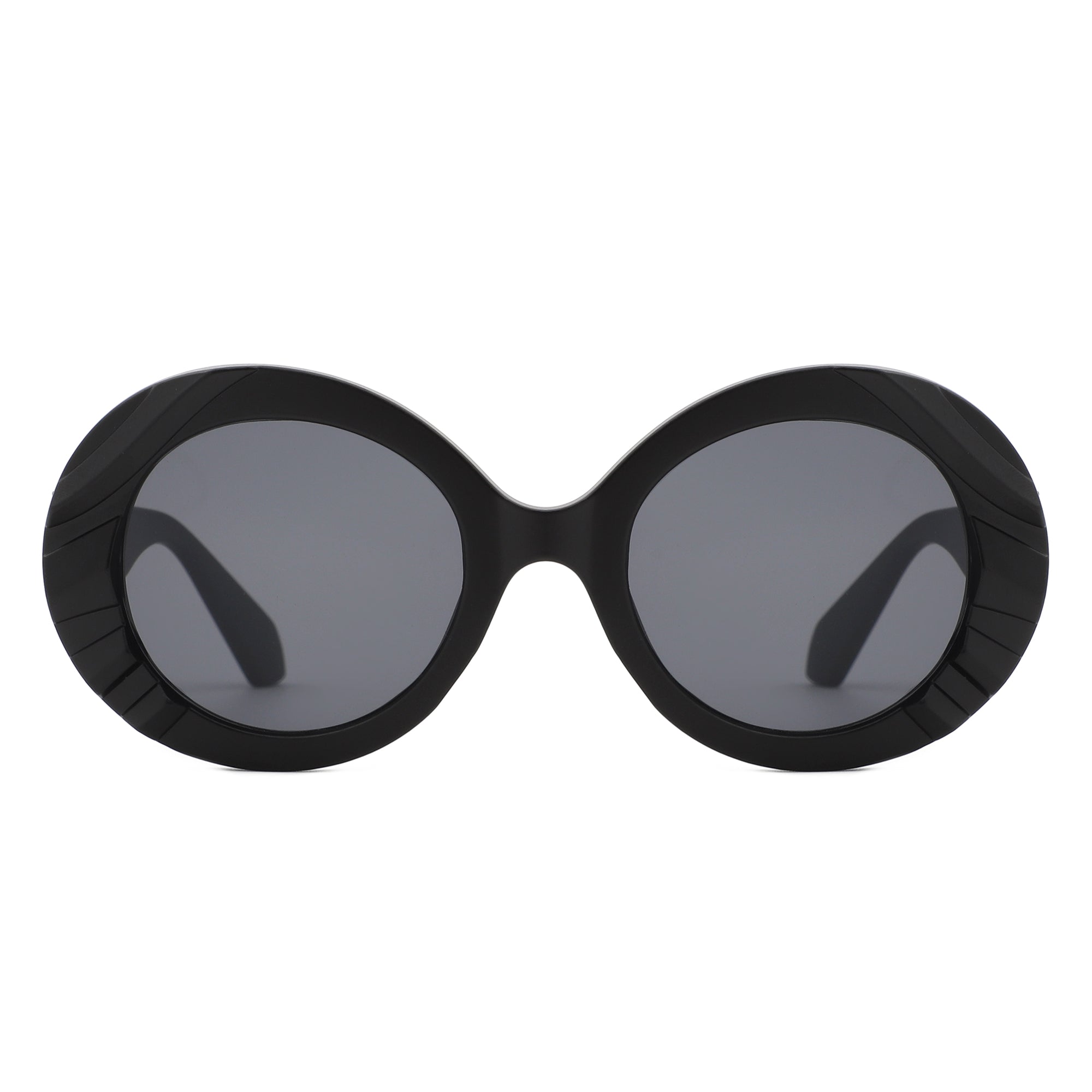 Pixo - Oversized Bold Aviator Retro Round Sunglass