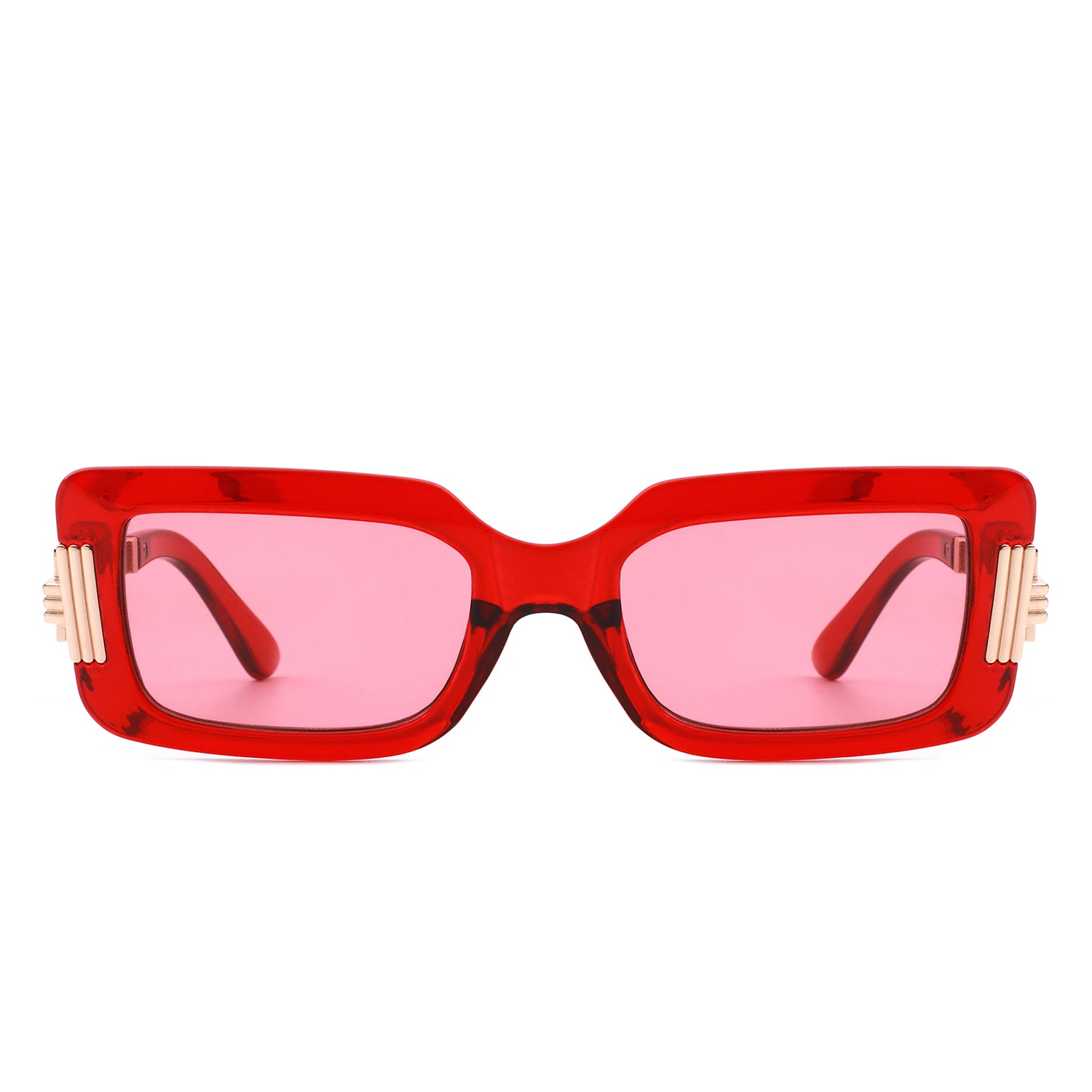 Sylphine - Oversize Sporty Square Chunky Shield Sunglasses