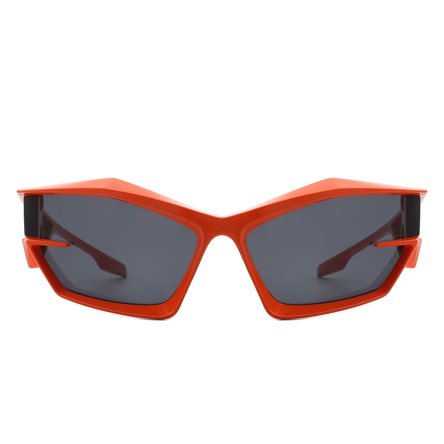 Pollich - Futuristic Rectangle Geometric Chunky Square Fashion Sunglasses