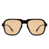 Nightime - Retro Square Fashion Aviator Vintage Style Tinted Sunglasses