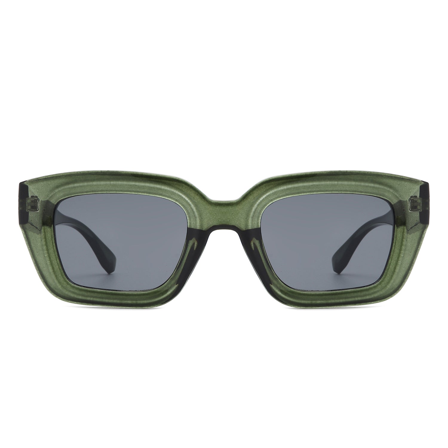 Moonluxe - Classic Retro Square Tinted Fashion Sunglasses