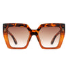 Luma - Chic Flat Top Fashion Women's Square Sunglass