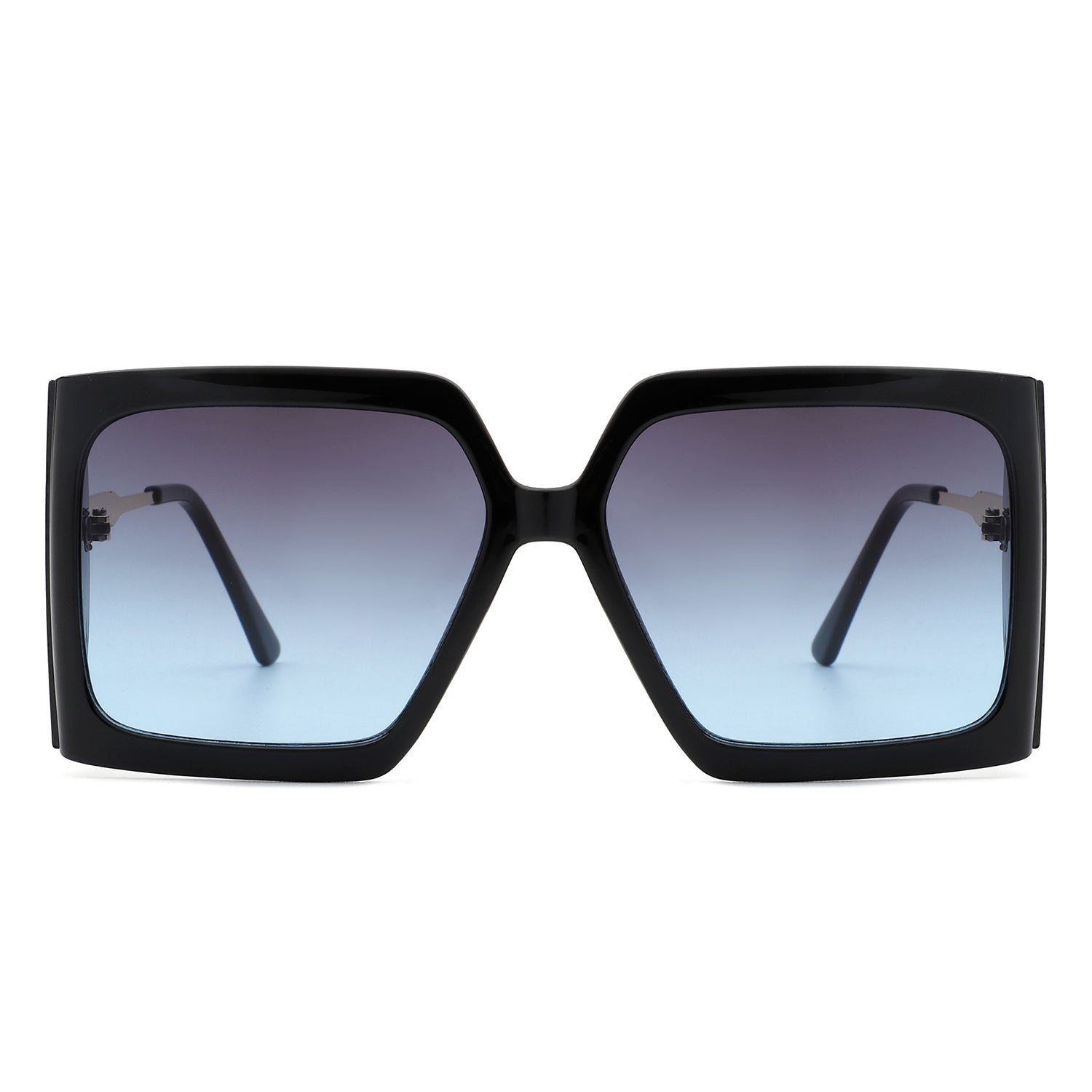 Yellowra - Women Oversize Retro Square Large Fashion Sunglasses