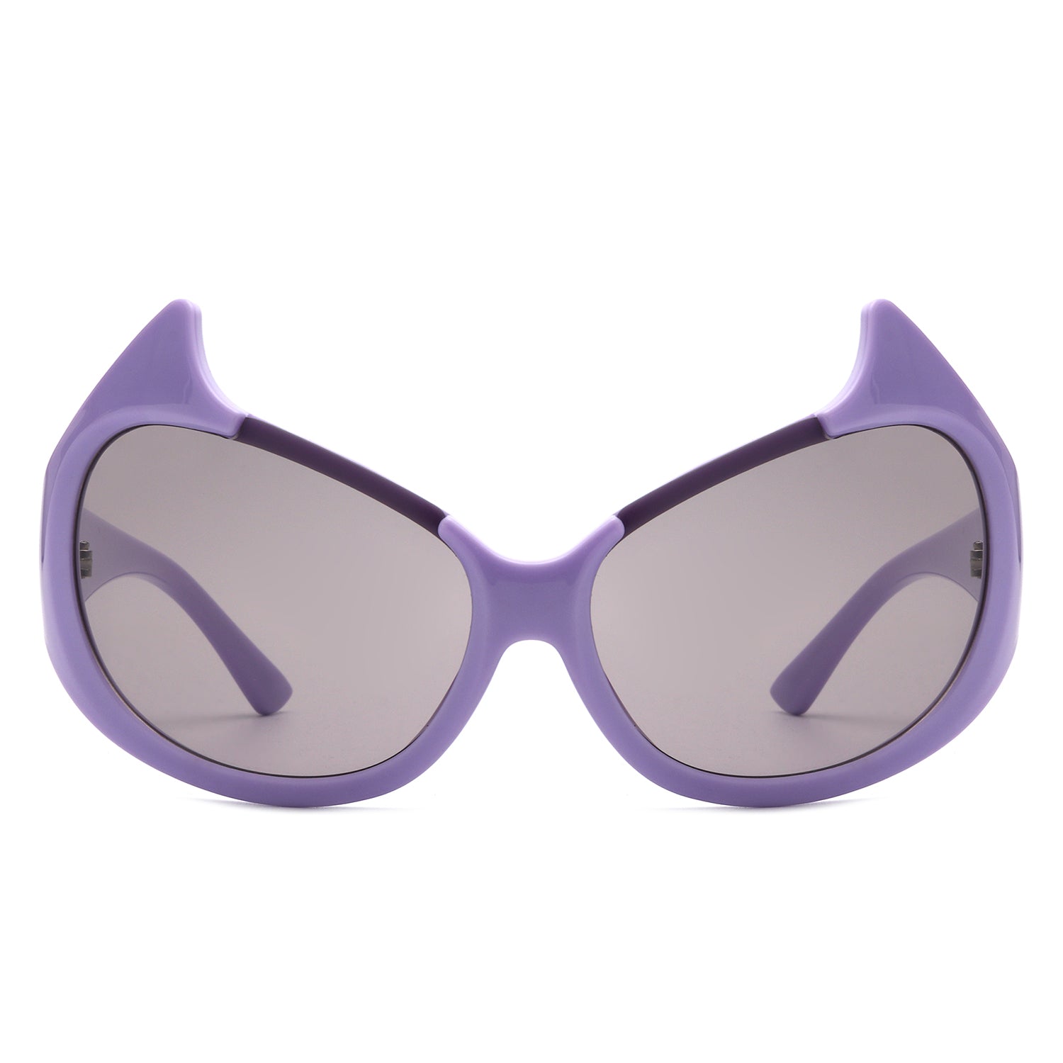 Vaelin - Oversized Round Fashion Cat Eye Sunglasses