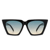 Flarebit - Women Cat Eye Retro Oversize Fashion Square Sunglasses