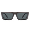 Tybalt - Retro Rectangle Square Flat Top Sunglasses