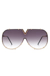 Dazzle - Oversized Luxury Aviator Sunglasses