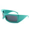 Skytalon - Square Retro Chunky Wrap Around Sunglasses