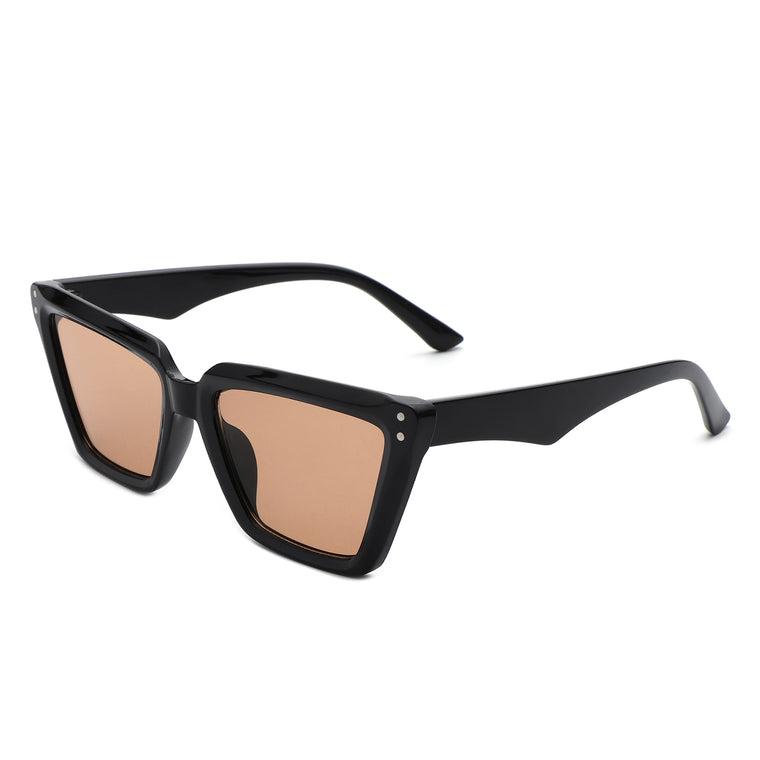 Horizonz - Square Flat Top Fashion Retro Women Cat Eye Sunglasses