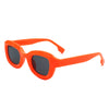 Kyvyn - Small Square Horn-Rimmed Fashion Color Pop Sunglasses