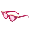 Vaelan - Round Extreme Cat Eye Women's Sunglasses