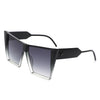 Skyhaste - Women Square Oversize Flat Top Fashion Sunglasses
