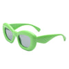 Uplos - Square Thick Frame Women Fashion Cat Eye Sunglasses