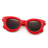 Glide - Round Thick Frame Retro Circle Sunglass